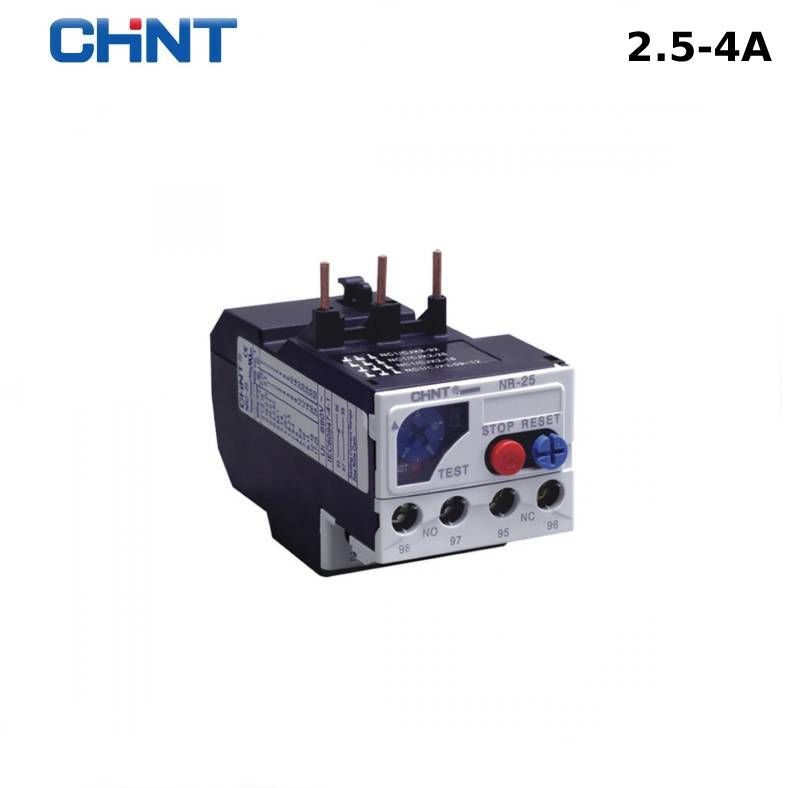 CHİNT Termik Röle NXR-25 / Akım ayar sahası 2.5-4A