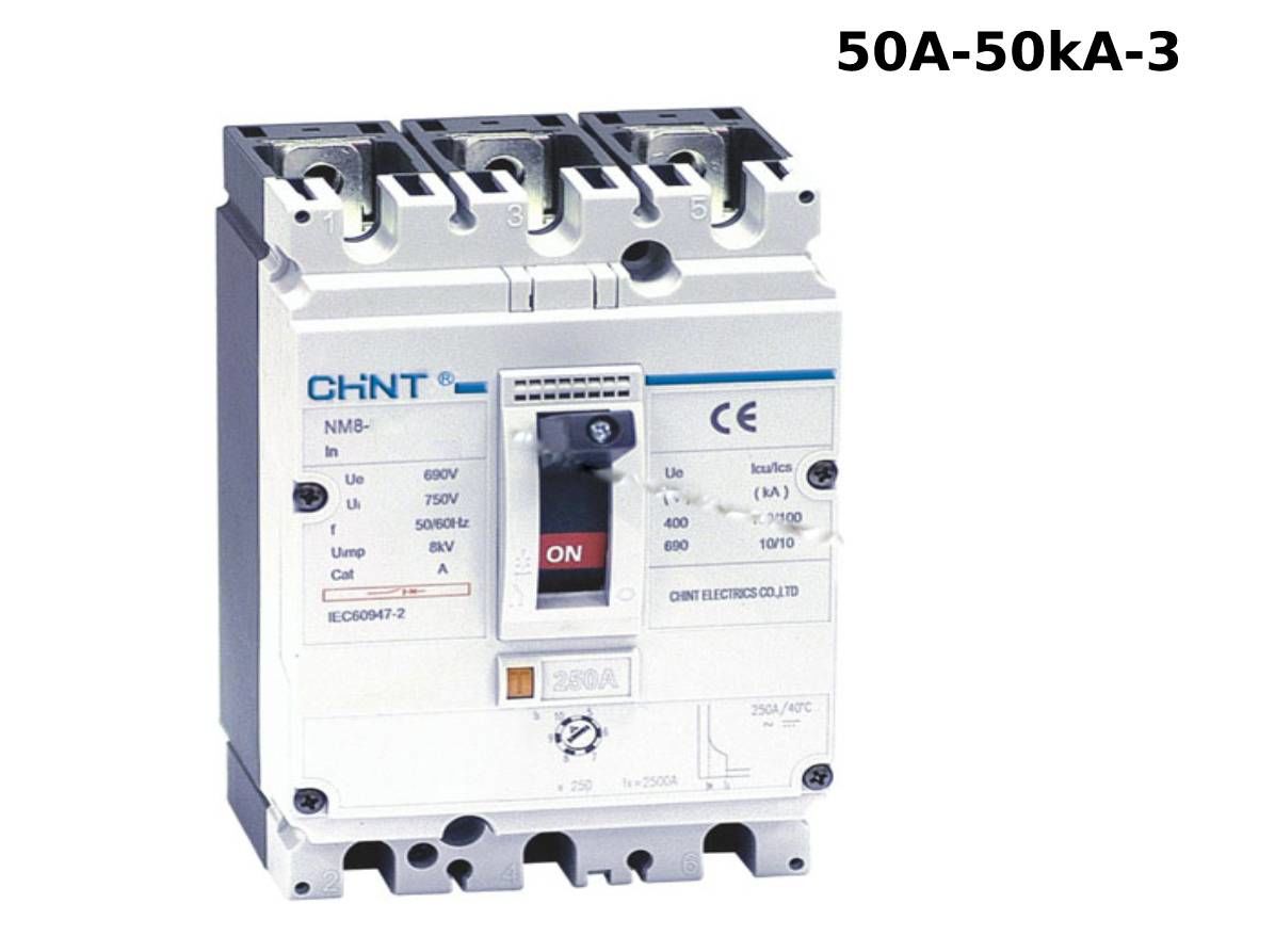 CHİNT NM8-125S 3 KUTUP 50A 50KA