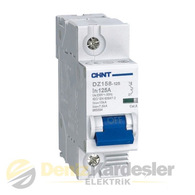 CHİNT DZ158 1 KUTUP 10KA C/63A OTOMATİK SİGORTA