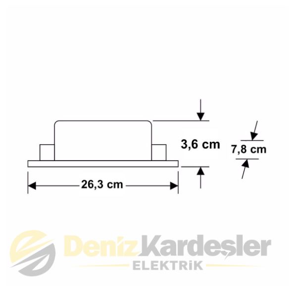 CATA 25 AMPER ŞERİT LED TRAFOSU(300W)DIŞ MEKAN