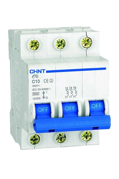 CHİNT eB Serisi / 3 Kutuplu 4,5kA / C tipi 16A Oto