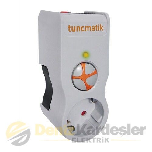 TUNÇMATİK AKIM KORUMALI PRİZ 1 Lİ BEYAZ
