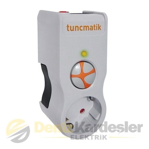 TUNÇMATİK AKIM KORUMALI PRİZ 1 Lİ BEYAZ