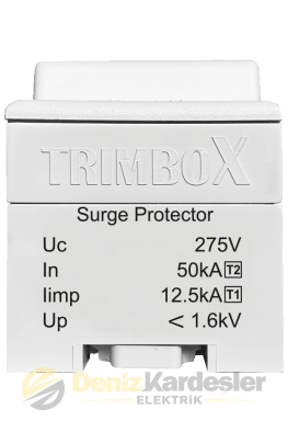 TRIMBOX B+C SINIFI 4 KUTUPLU PARAFUDR (50kA)