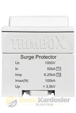 TRIMBOX B SINIFI 4 KUTUPLU PARAFUDR (100kA)