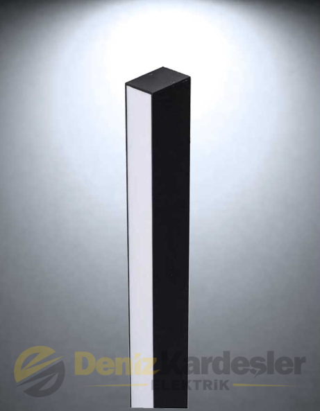ACK 44W 4000K 1210MM LINEAR ARMATÜR SİYAH 40MMX60M