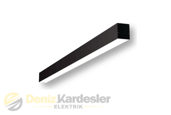 ACK 44W 4000K 1210MM LINEAR ARMATÜR SİYAH 40MMX60M
