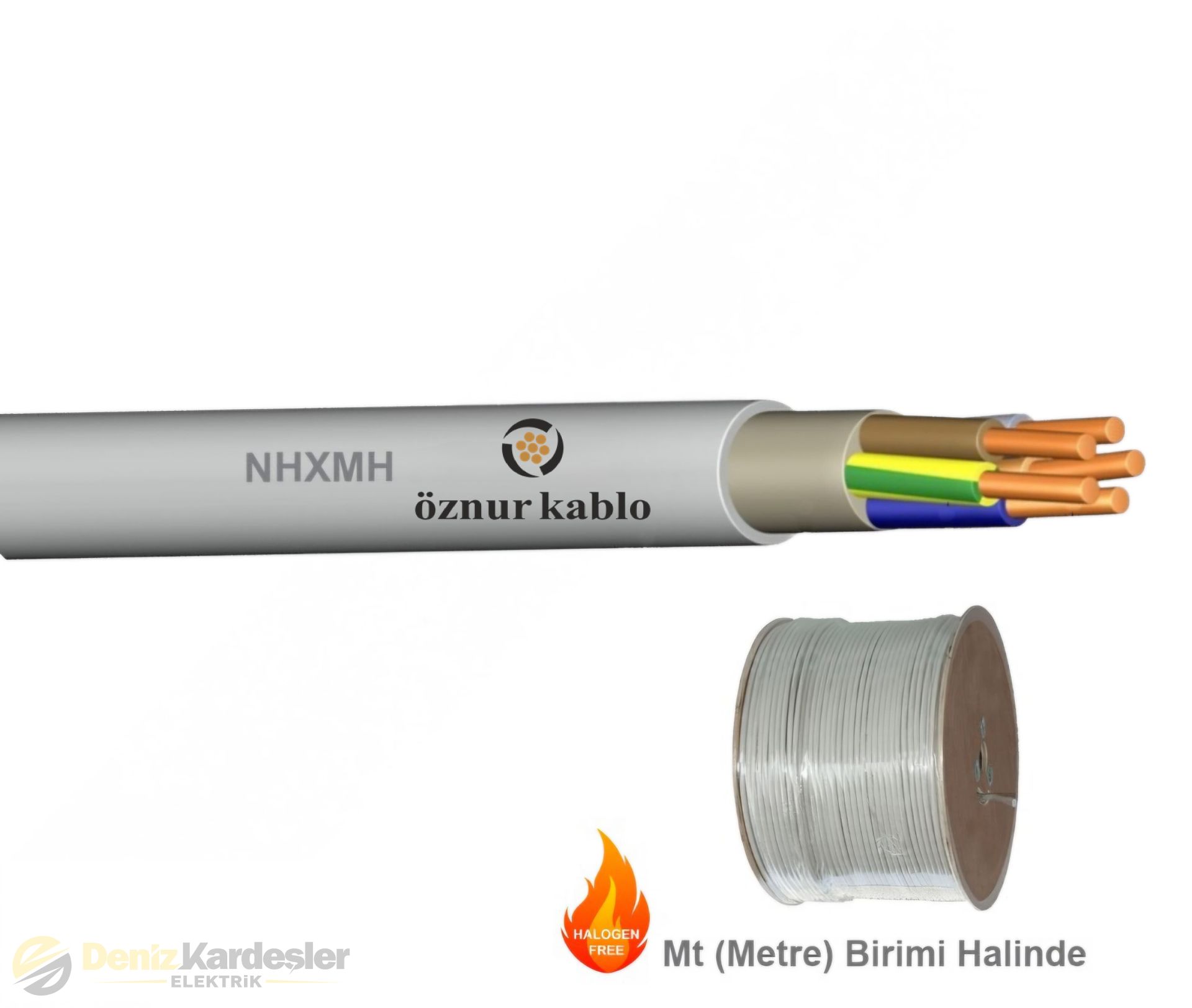 ÖZNUR 5X1,5 NHXMH KABLO