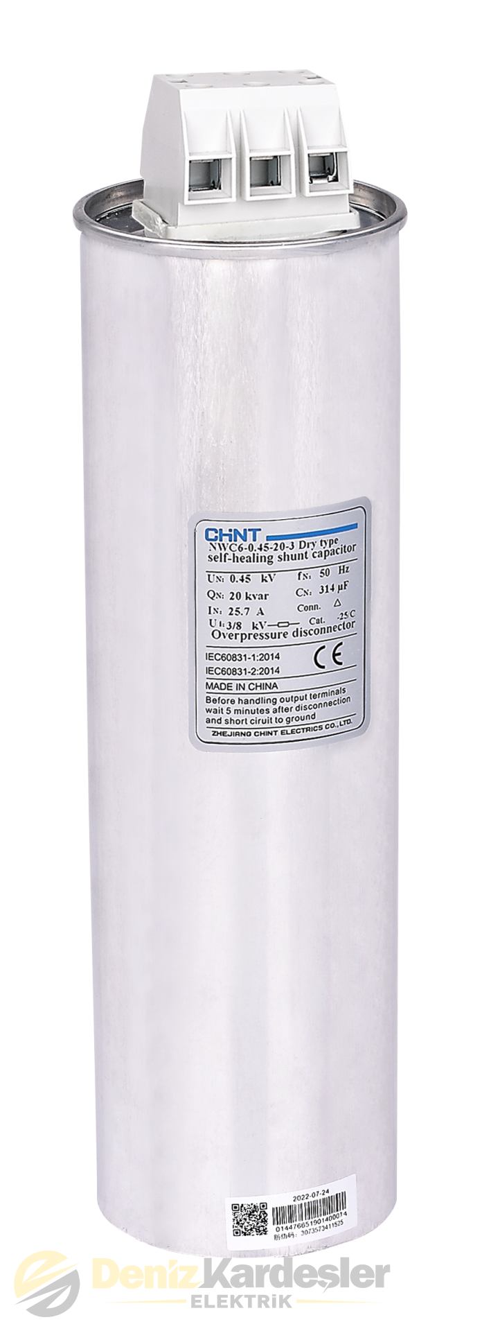 CHİNT NWC6-450V KONDANSATÖR 30KVAR