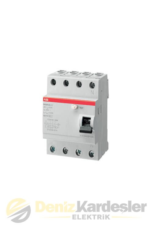 ABB F204 AC-40/0.03 4x40A 30mA K.AKIM RÖLESİ 10kA