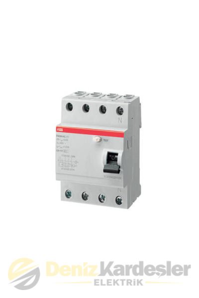 ABB F204 AC-40/0.03 4x40A 30mA K.AKIM RÖLESİ 10kA