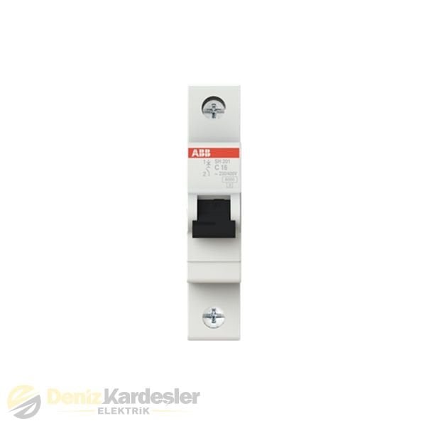ABB SH201-C16 1x16A C TİPİ OTOMATİK SİGORTA 6kA