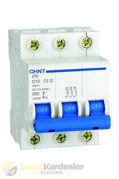 CHİNT eB Serisi / 3 Kutuplu 4,5kA / C tipi 32A Oto