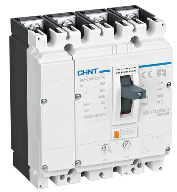 CHİNT NM8-250S 4 KUTUP 250A 50kA