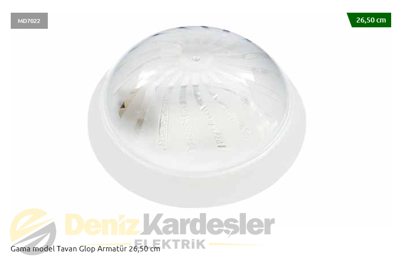 ADAL GAMA GLOP TAVAN ARMATÜR