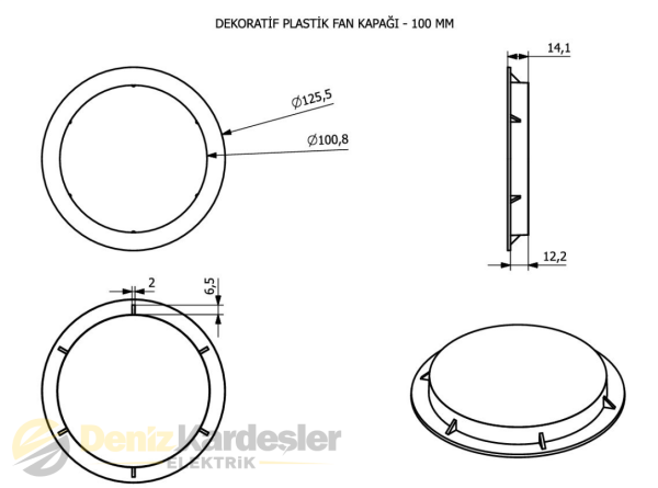 ADAL100mm ASPİRATÖR