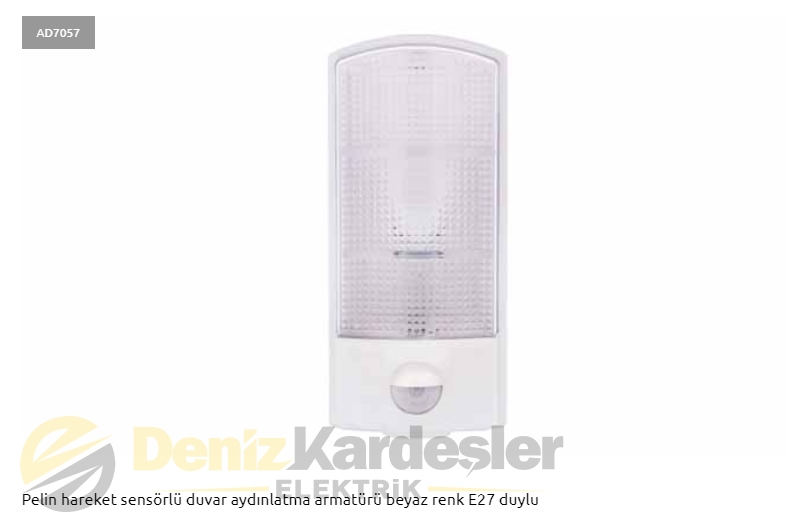 ADAL PELİN DUVAR SENSÖRLÜ ARMATÜR