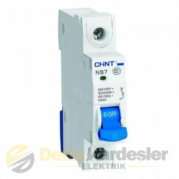 CHİNT NB7 Serisi / 1 Kutuplu 6kA / C tipi 20A Otom