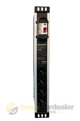 TRIMBOX RACK KABİNET NÖTR-TOPRAK REGÜLAS. 4LÜ PRİZ