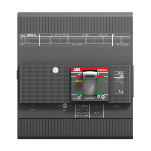 ABB XT3N 4x250A TERMİK MANYETİK ŞALTER 36kA
