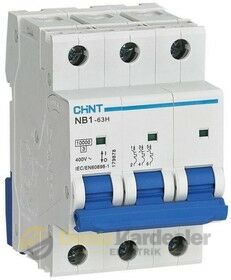 CHİNT NB1 3 KUTUP 10KA C/63A OTOMATİK SİGORTA