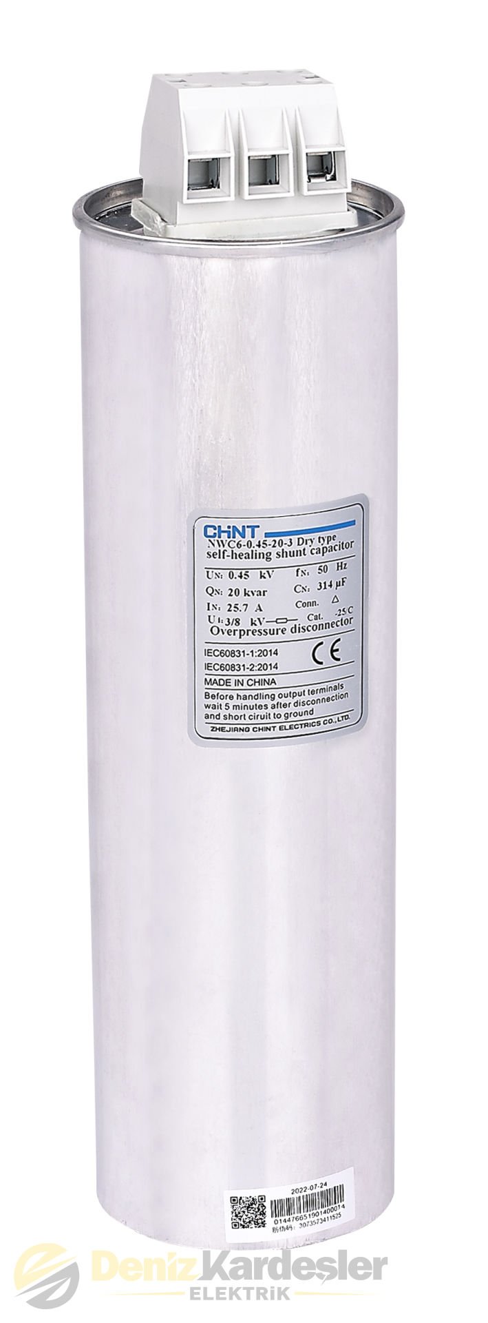 CHİNT NWC6-230V KONDANSATÖR 1KVAR