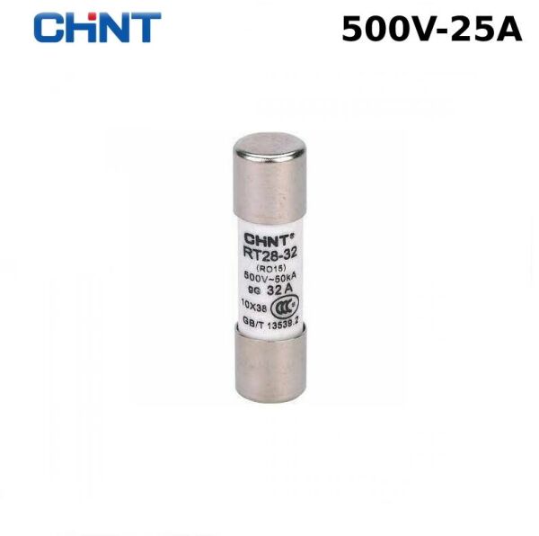 CHİNT NHRT Serisi Silindirik Sigorta 500V AC 25A