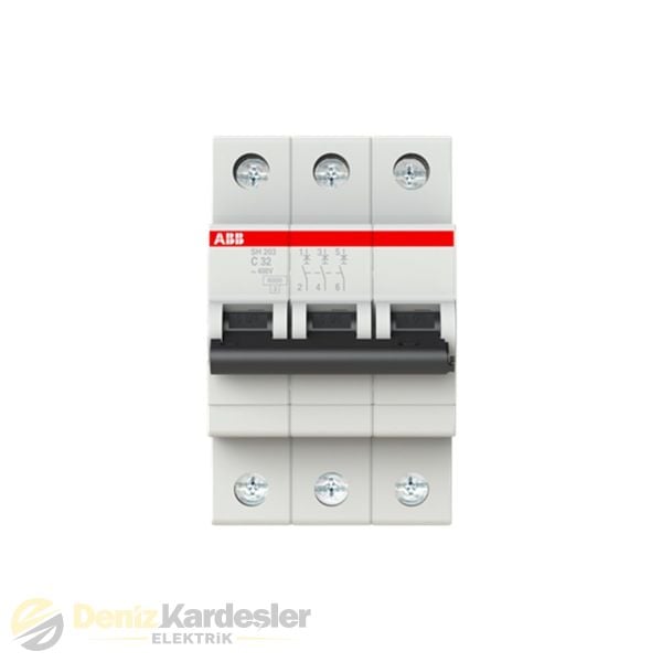 ABB SH203-C32 3X32 C TİPİ OTOMATİK SİGORTA 6kA