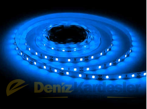 ACK 5 METRE ÜÇ ÇIP MAVI 60LED 12V IP20 SERIT LED