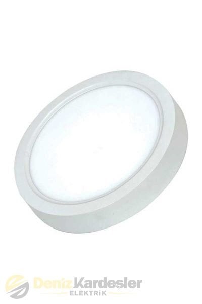 ACK 12W BEYAZ 6500K SIVA ÜSTÜ YUVARLAK LED PANEL