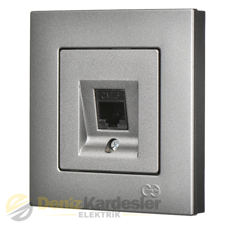 GÜNSAN EQONA FÜME TEKLİ DATA PRİZİ(RJ45 Cat6)