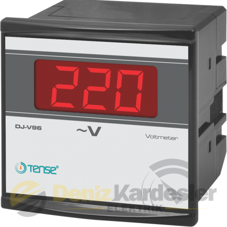 TENSE DİJİTAL VOLTMETRE 1-500V AC 96X96mm