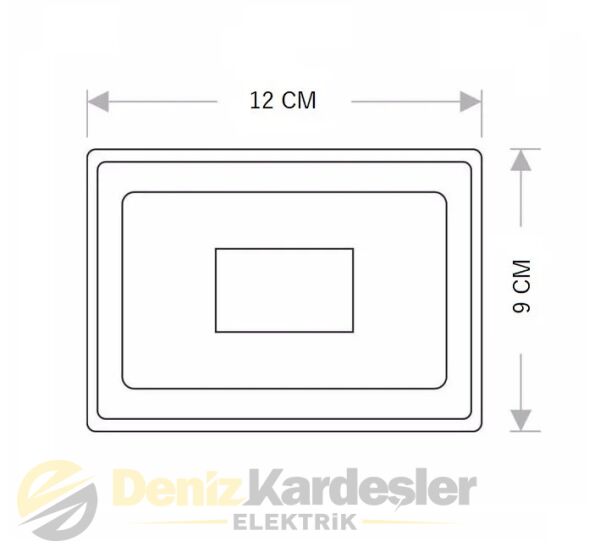 CATA 20W SLİM LED PROJEKTÖR(YEŞİL)