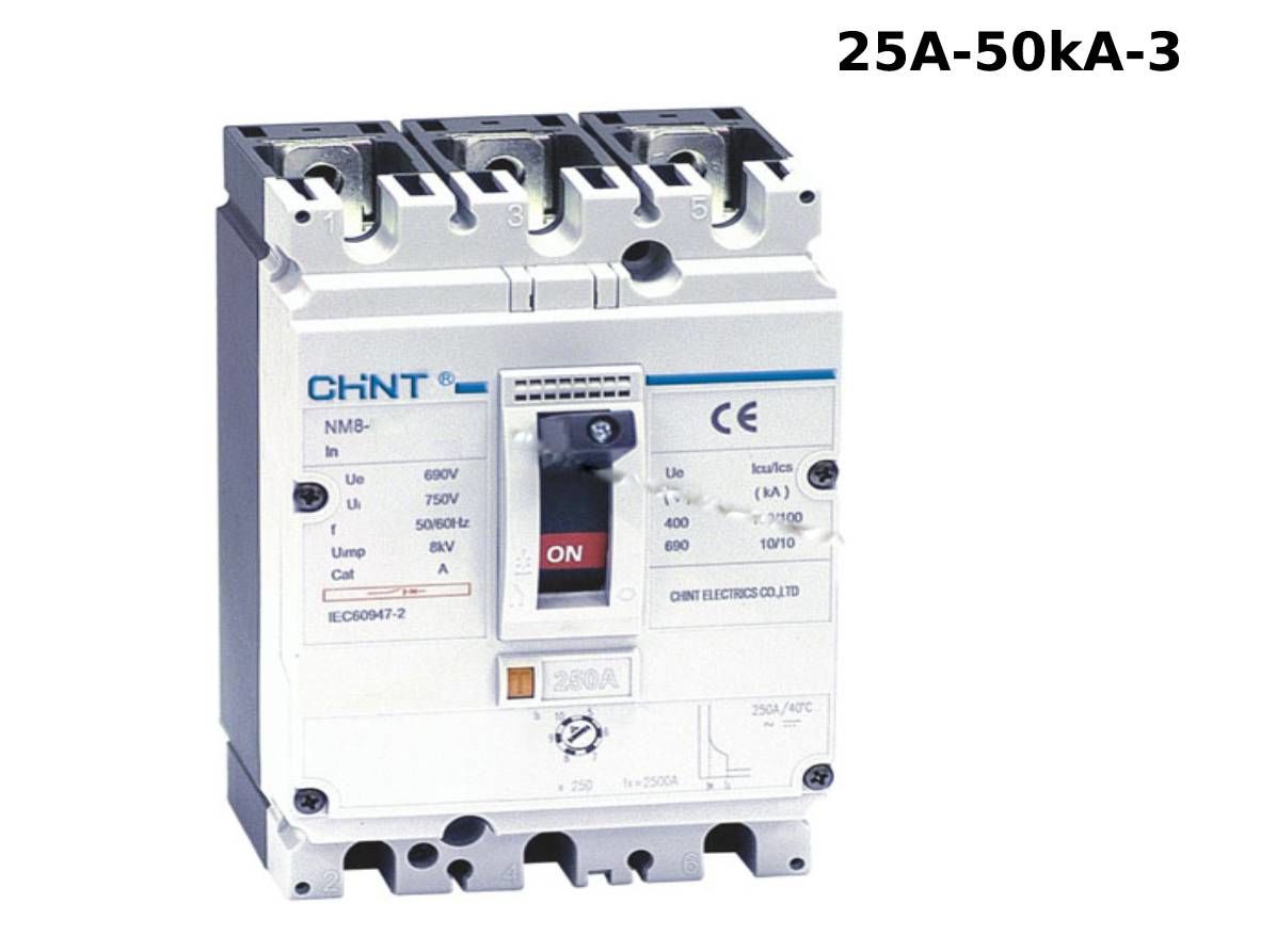 CHİNT NM8-125S 3 KUTUP 25A 50KA