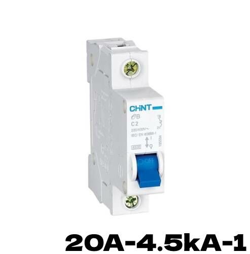 CHİNT eB Serisi / 1 Kutuplu 4,5kA / B tipi 20A Oto