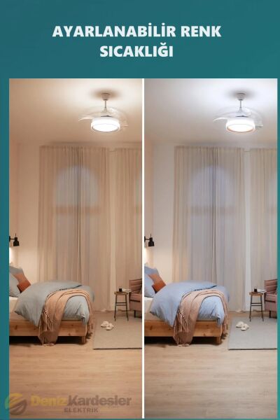 PHILIPS BLISS DC FAN CEILING 28W+35W TW WHİTE