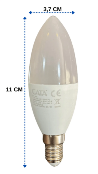 CATA 7W LEDLİ BUJİ AMPUL ( BEYAZ )