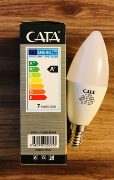 CATA 7W LEDLİ BUJİ AMPUL ( BEYAZ )