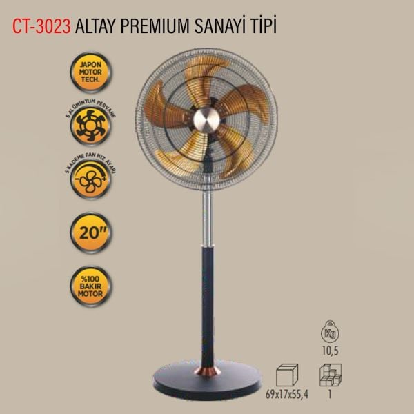 CATA ALTAY SANAYİ TİPİ AYAKLI VANTİLATÖR