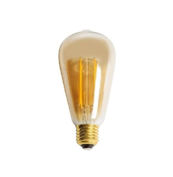 CATA 8W RUSTİK LED AMPUL (ST-64) (AMBER )