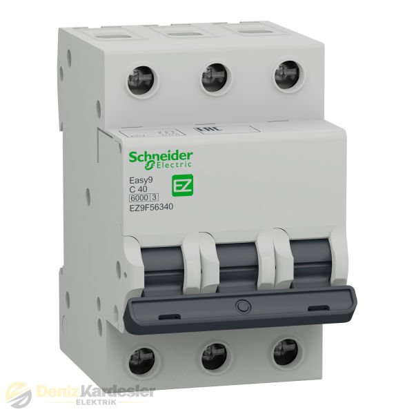 SCHNEİDER EASY9 3P 40A 6KA C EĞRISI SIGORTA