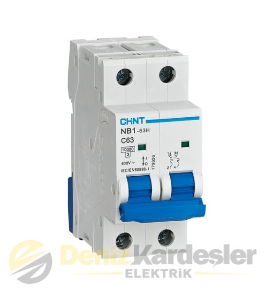 CHİNT NB1 2 KUTUP 10KA C/32A OTOMATİK SİGORTA