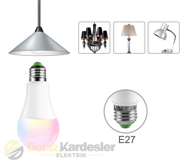 CATA 9W RGB AMPUL (UZAKTAN KUMANDALI)(GÜNIŞIĞI)