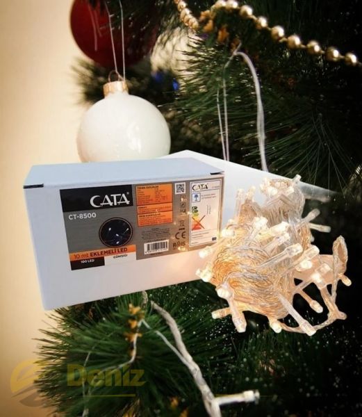 CATA 10MT EKLENEBİLİR (100 LEDLİ) BEYAZ