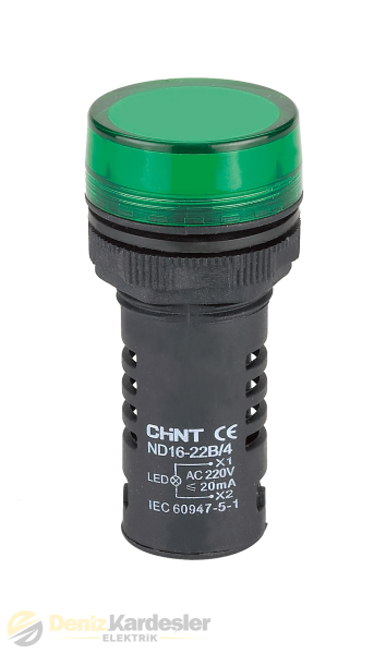 CHİNT EKO SERİSİ SİNYAL LAMBASI YEŞİL AC 220V