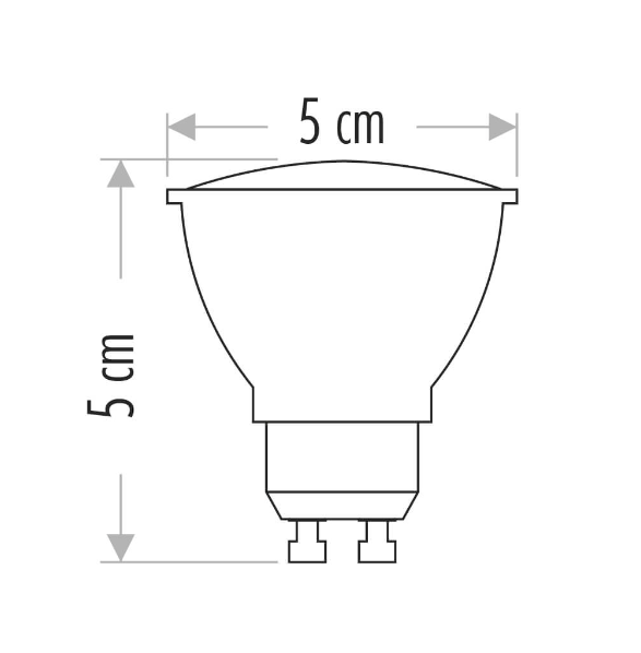 CATA 8W LED AMPUL (GU-10) (BEYAZ)