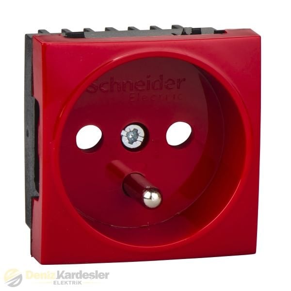 SCHNEİDER ULTRA 45X45 ÇOC. KOR. UPS PRIZ KIRMIZI