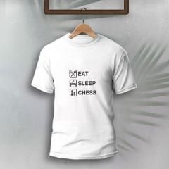 T-Shirt - Eat Sleep Chess