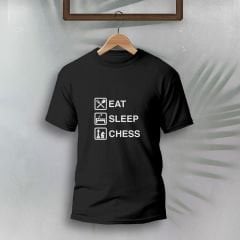 T-Shirt - Eat Sleep Chess