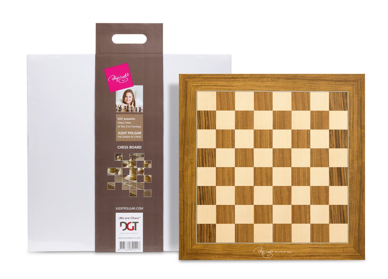 Judit Polgar Deluxe Ahşap Satranç Tahtası